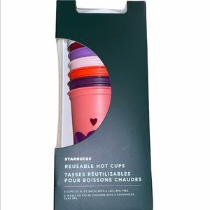 Starbucks Reusable Valentines Cups